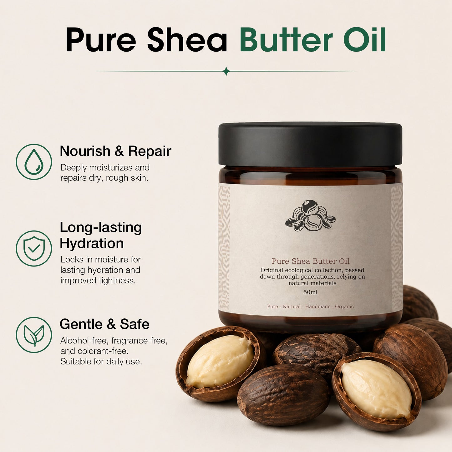 Pure Nilotica Shea Butter by Vibeourplus™