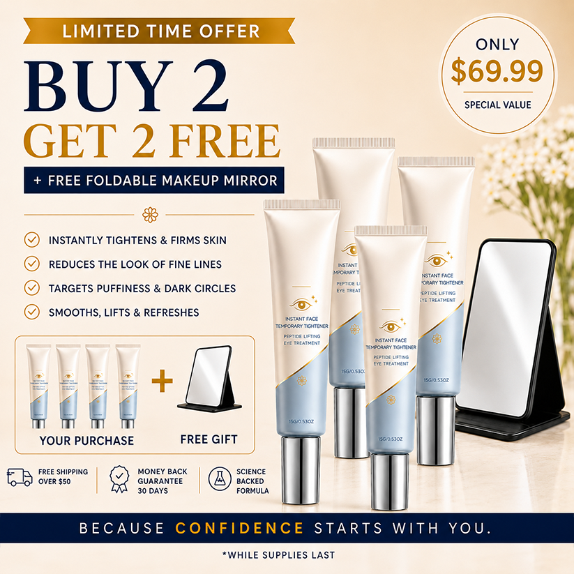 Vibeourplus™ Instant Face Temporary Tightener – Instant visible results in 30 seconds
