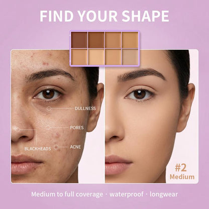 8-Color Cream Concealer Palette