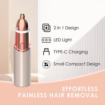 Portable Lipstick Facial Hair Remover Trimmer