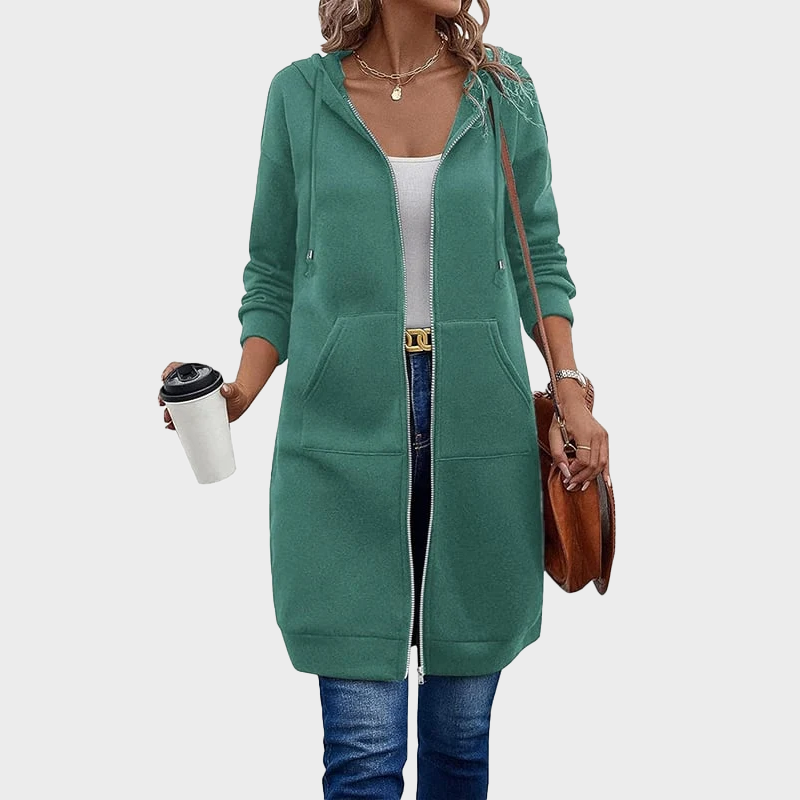 Women Casual Zip up Fleece Hoodies