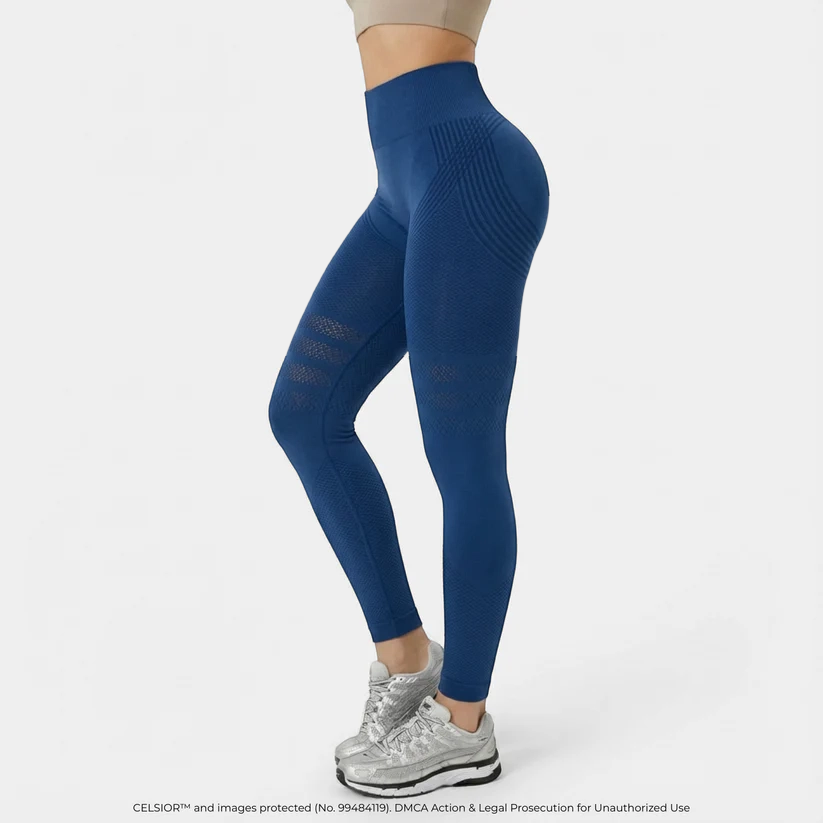 High Waisted And Hip Lifting Yoga Elastic Quick Drying Tight Pants🔥