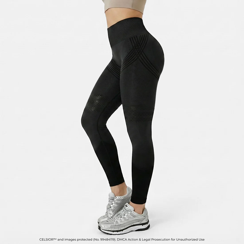 High Waisted And Hip Lifting Yoga Elastic Quick Drying Tight Pants🔥
