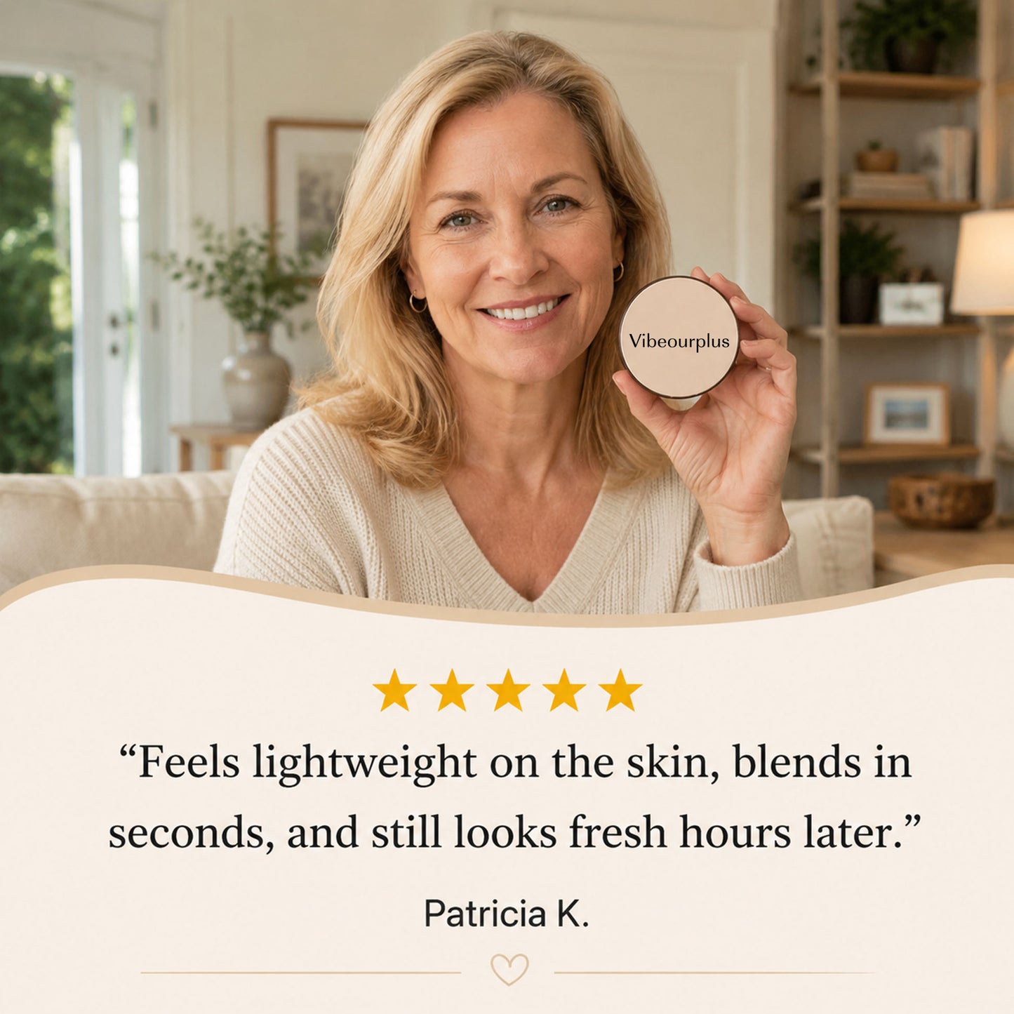 Vibeourplus Glow Foundation Cushion