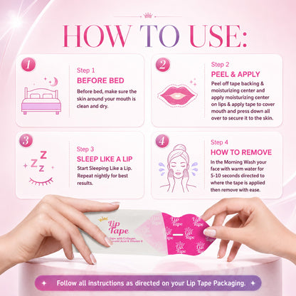 vibeourplus  lip tape  Hydrating Collagen Mouth Tape