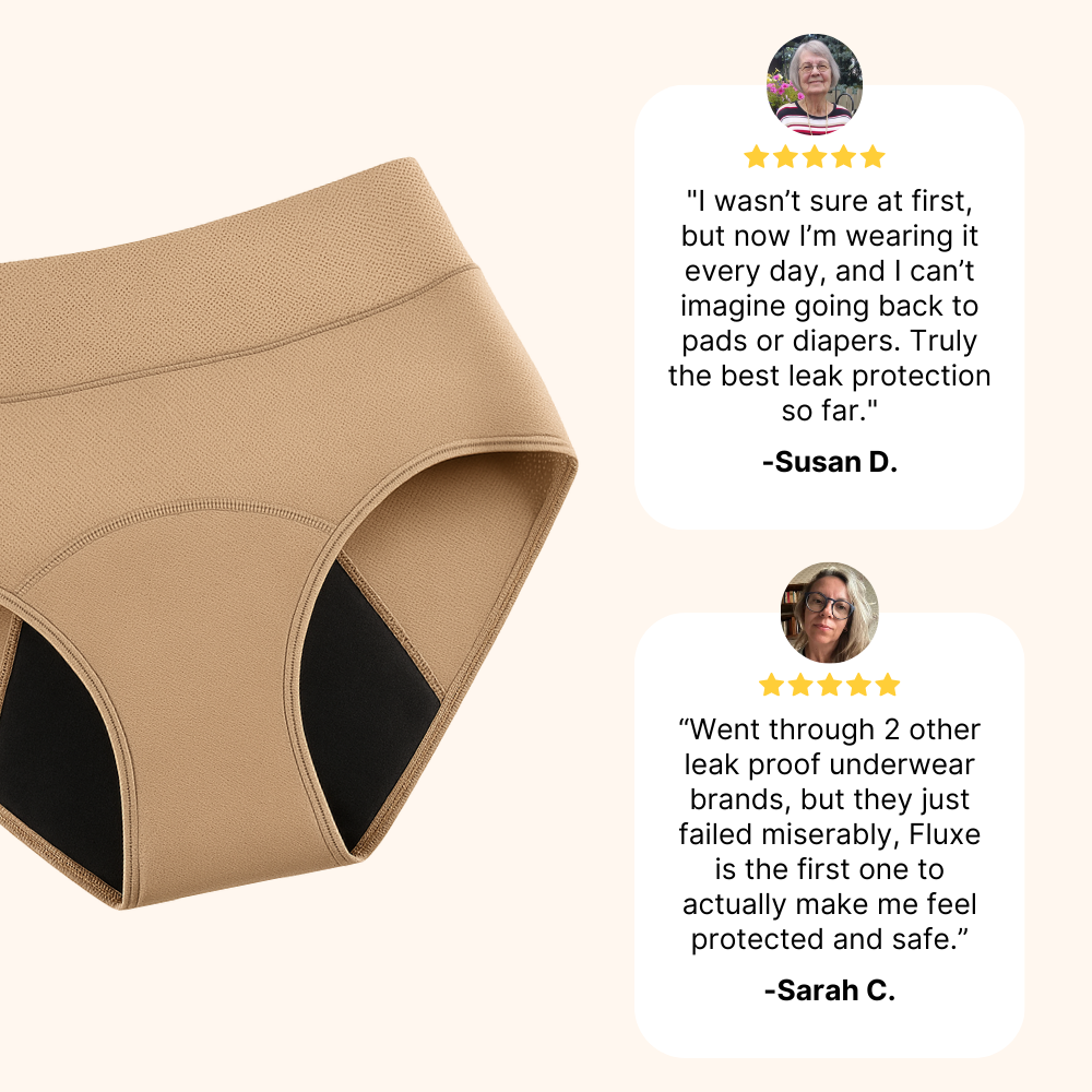 Vibeourplus 100% Leak-Proof Underwear That Won't Let You Down for Women 60+ (4-Pack)
