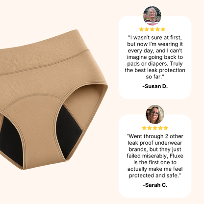 Vibeourplus 100% Leak-Proof Underwear That Won't Let You Down for Women 60+ (4-Pack)