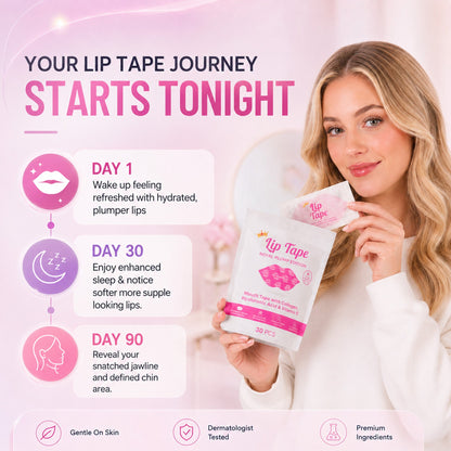 vibeourplus  lip tape  Hydrating Collagen Mouth Tape