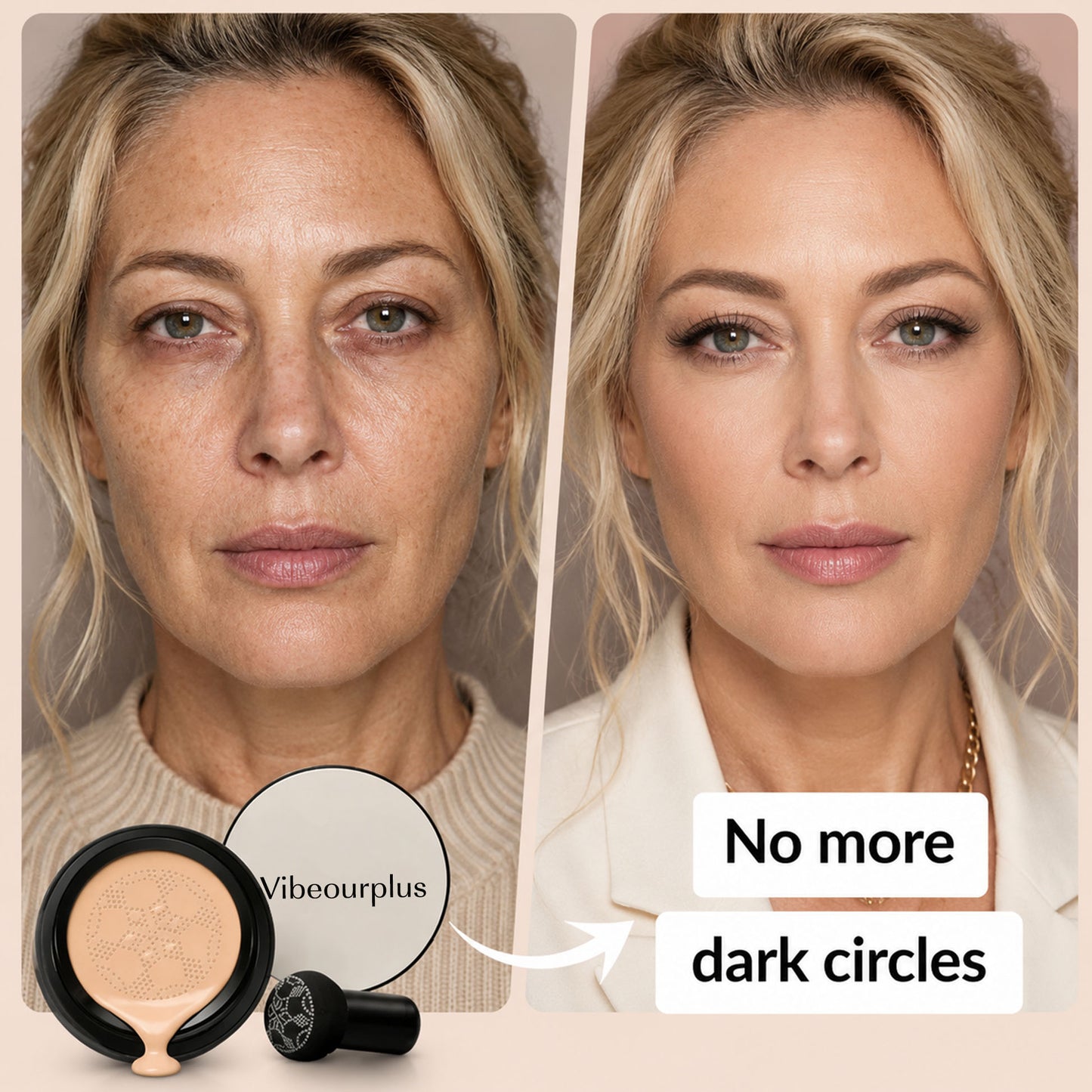 Vibeourplus Glow Foundation Cushion