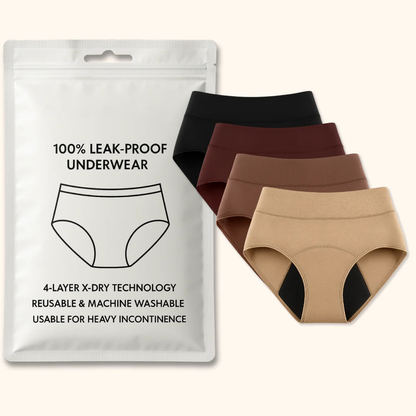 Vibeourplus 100% Leak-Proof Underwear That Won't Let You Down for Women 60+ (4-Pack)