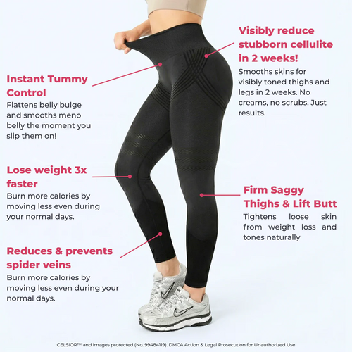 High Waisted And Hip Lifting Yoga Elastic Quick Drying Tight Pants🔥