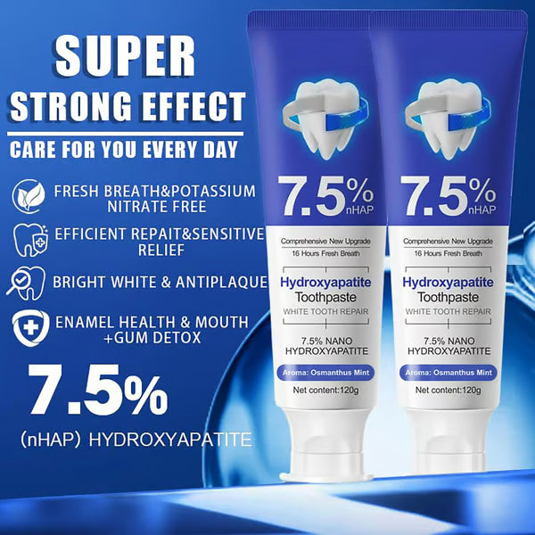 Fluoride-Free Hydroxyapatite Toothpaste