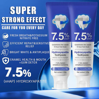 Fluoride-Free Hydroxyapatite Toothpaste
