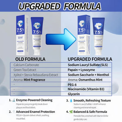 Fluoride-Free Hydroxyapatite Toothpaste