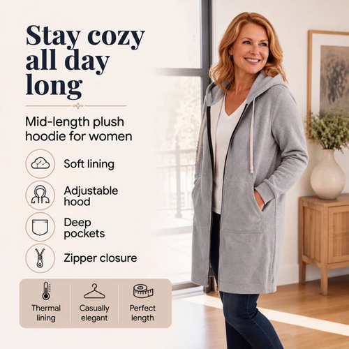 Women Casual Zip up Fleece Hoodies