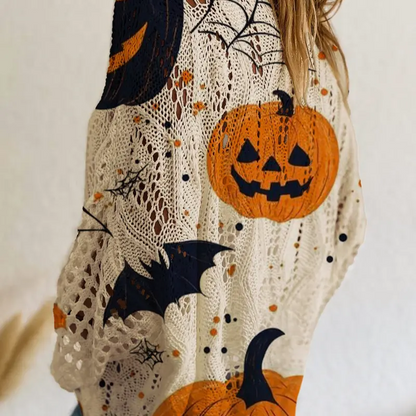 Women's Halloween Knit Sweater Top