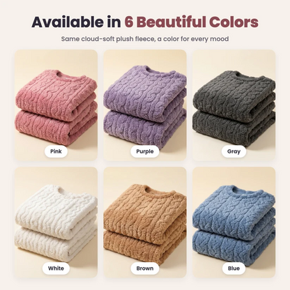 Women's Cozy Cable Knit Lounge Set