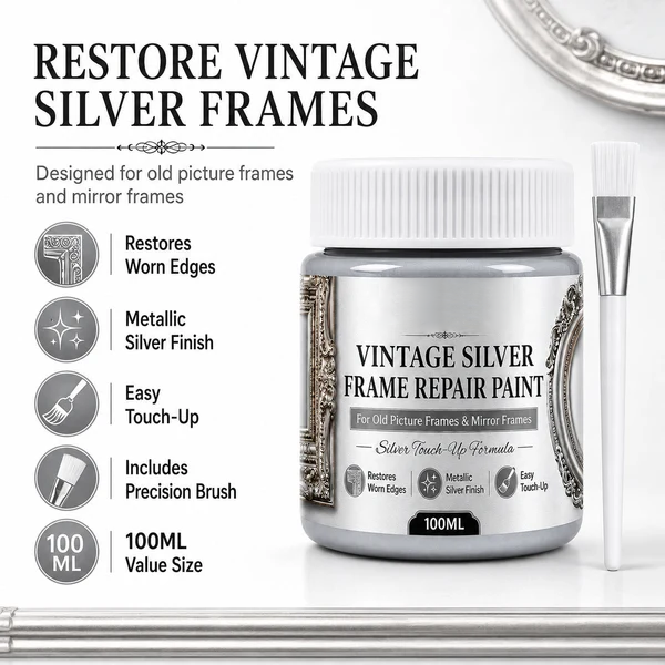 Gold Metallic Refinishing Repair Paste with Brush