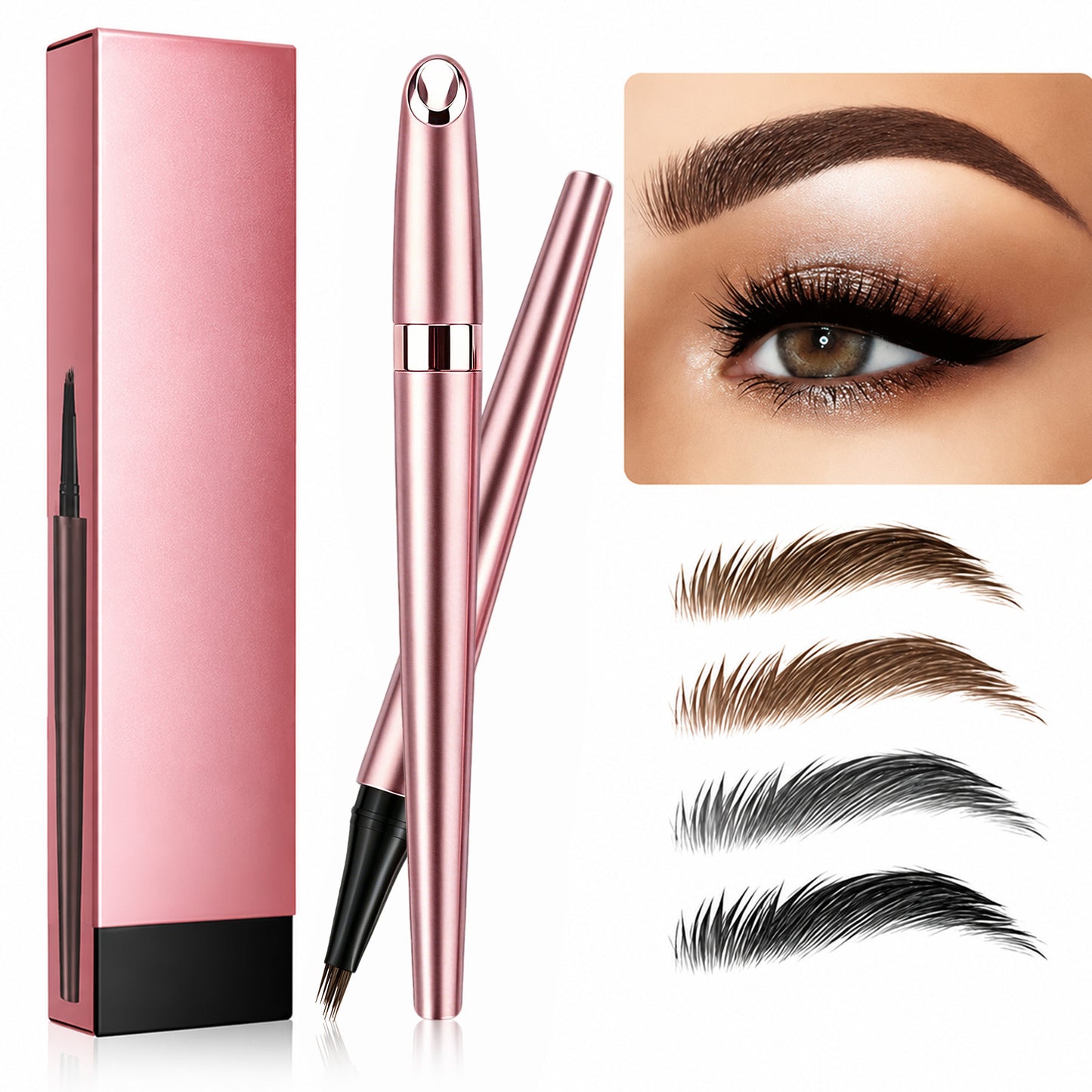 Long Lasting Waterproof Micro Fork Brow Pen
