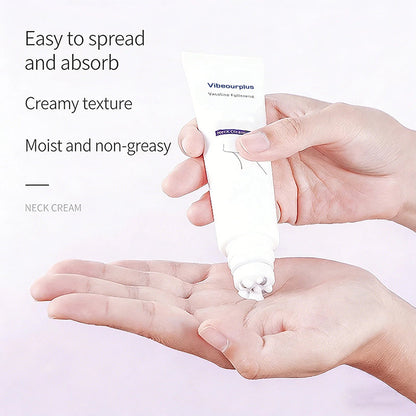 Roller Massage Neck Cream 🧴 Collagen & Hyaluronic Acid | Firms Neck, Reduces Wrinkles & Double Chin