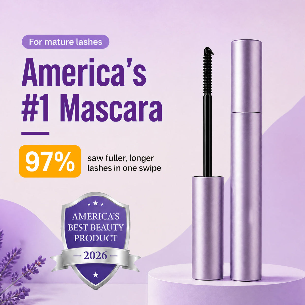 vibeourplus Mascara - For Mature Lashes