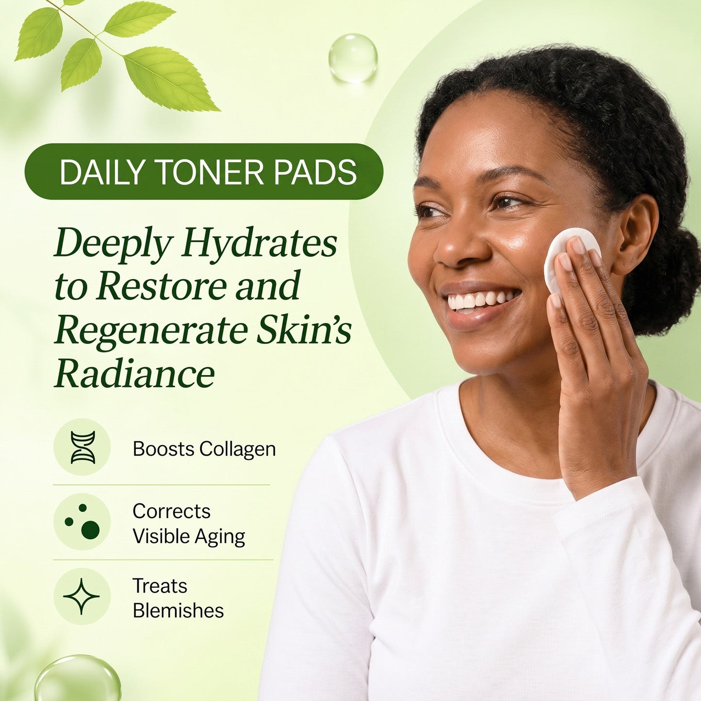 Korean Anti-Aging Toner Pads