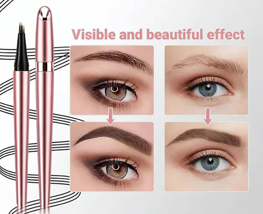 Long Lasting Waterproof Micro Fork Brow Pen