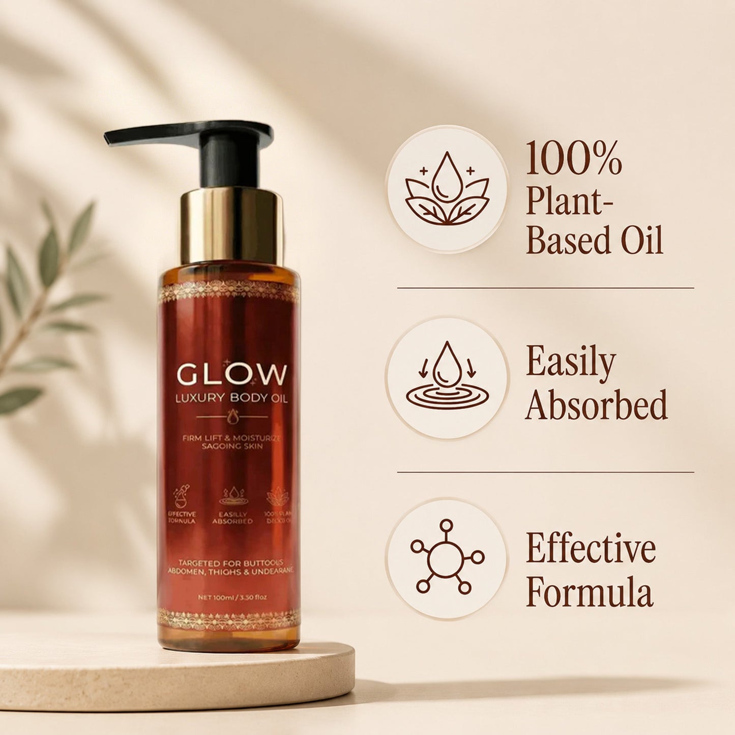 Vibeourplus Glow Body Oil 100ml