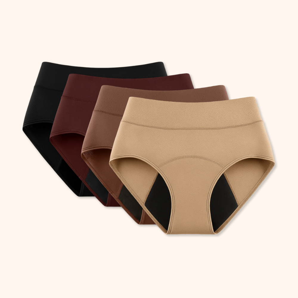 Vibeourplus 100% Leak-Proof Underwear That Won't Let You Down for Women 60+ (4-Pack)