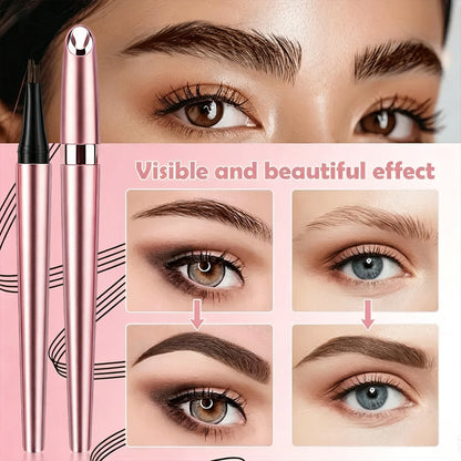 Long Lasting Waterproof Micro Fork Brow Pen