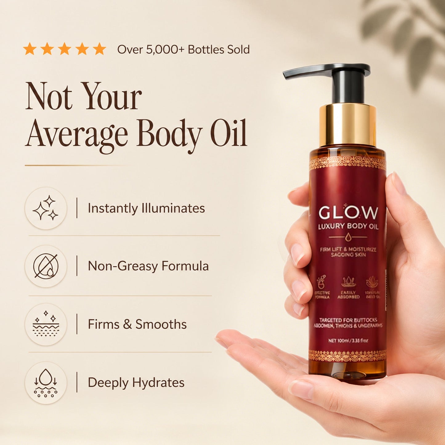 Vibeourplus Glow Body Oil 100ml