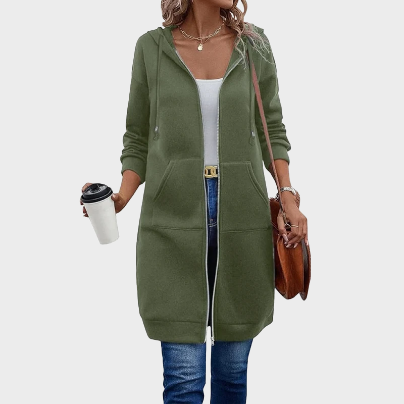 Women Casual Zip up Fleece Hoodies