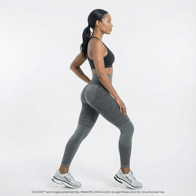 High Waisted And Hip Lifting Yoga Elastic Quick Drying Tight Pants🔥