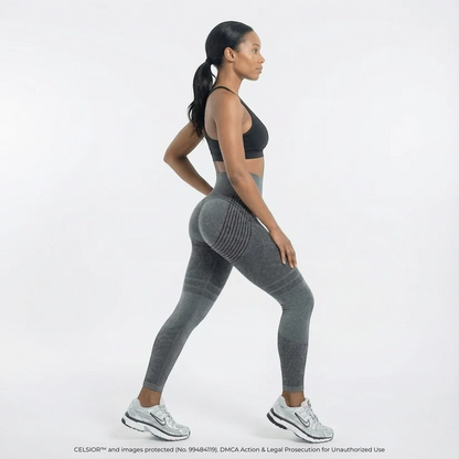 High Waisted And Hip Lifting Yoga Elastic Quick Drying Tight Pants🔥