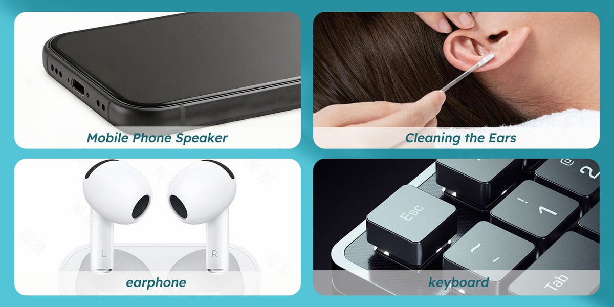 Sticky cleaning pick uses