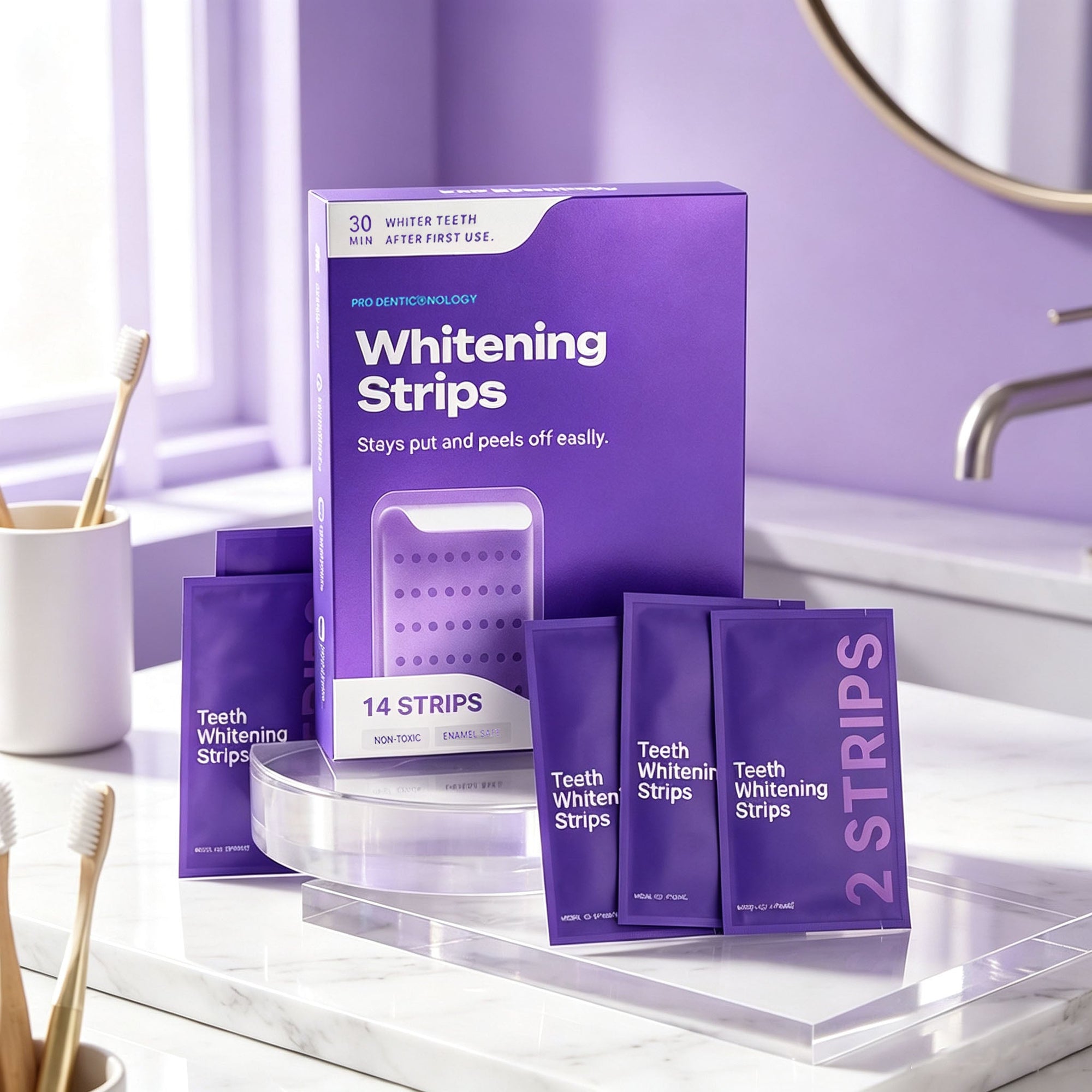 vibeourplus™ Purple Teeth Whitening Strips