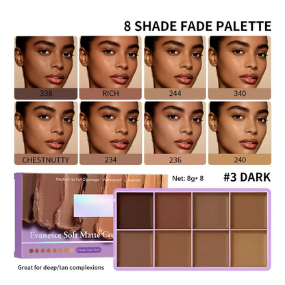 8-Color Cream Concealer Palette