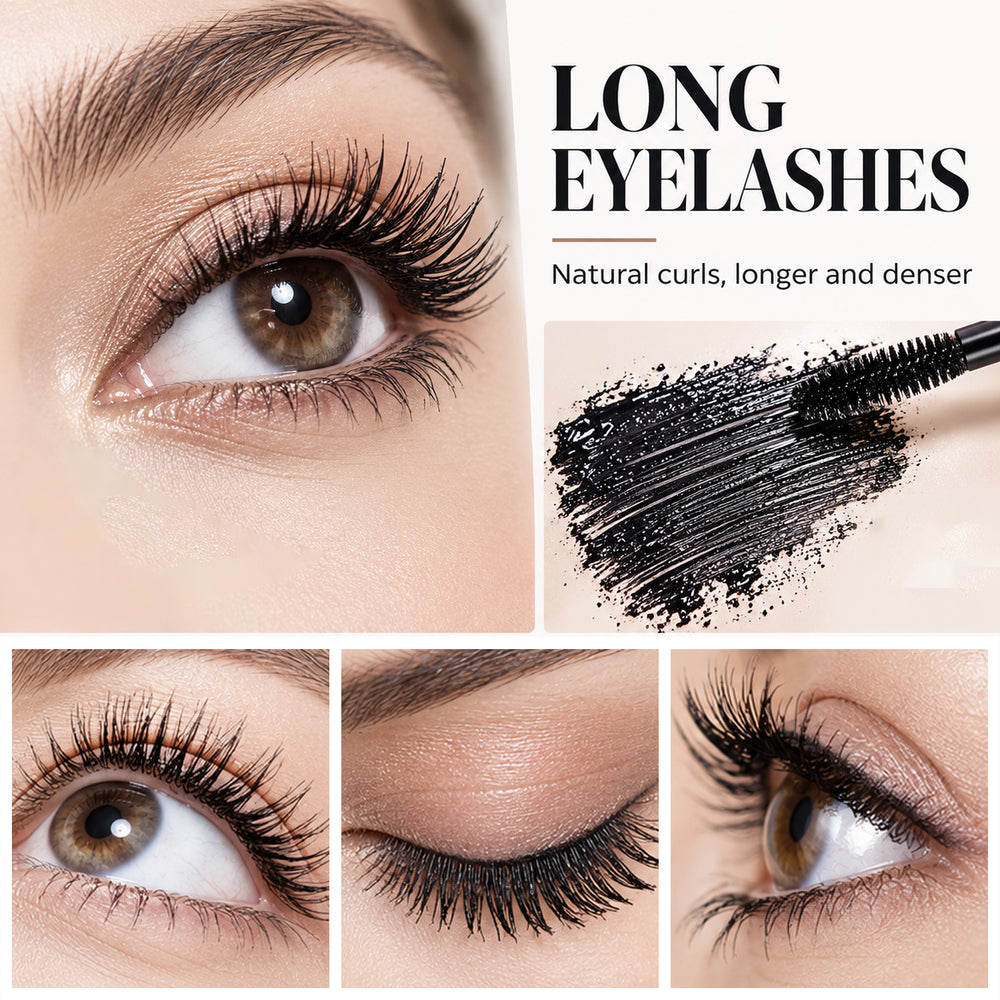 7D silk micro-fiber mascara for longer fuller lashes