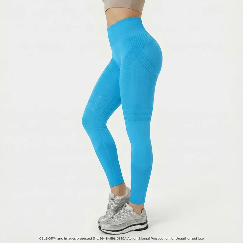 High Waisted And Hip Lifting Yoga Elastic Quick Drying Tight Pants🔥