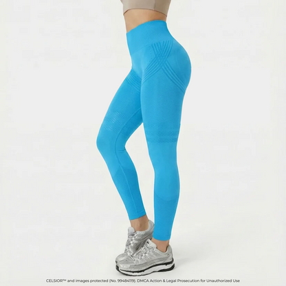 High Waisted And Hip Lifting Yoga Elastic Quick Drying Tight Pants🔥