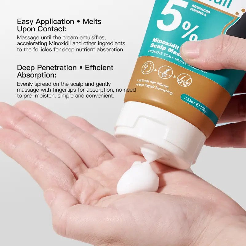 vibeourplus  5% Minoxidil Hair Growth Cream