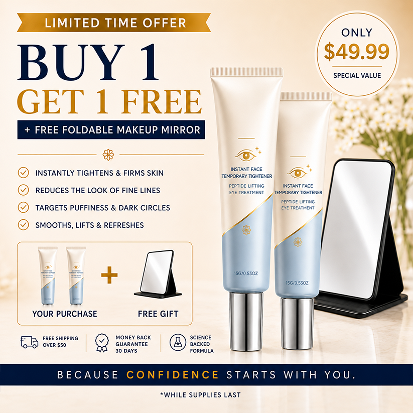 Vibeourplus™ Instant Face Temporary Tightener – Instant visible results in 30 seconds