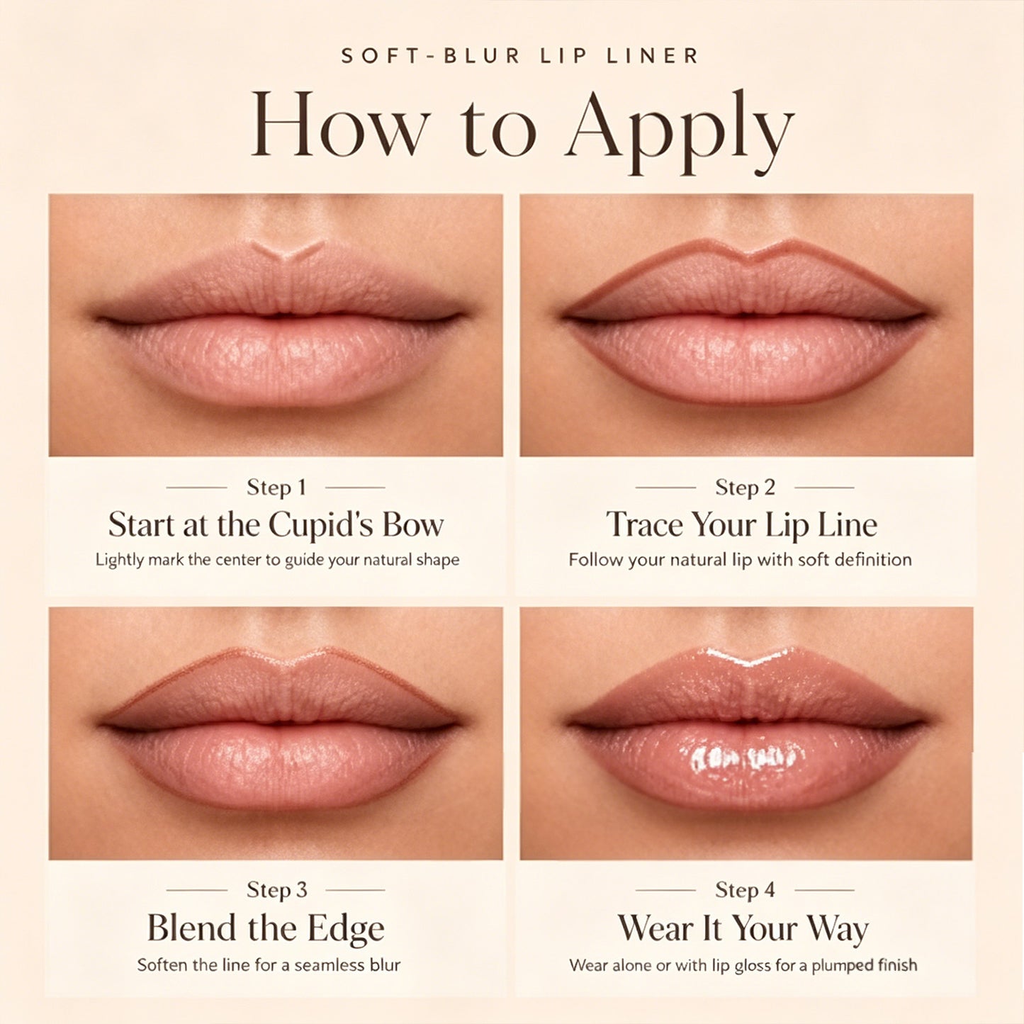 💄vibeourplus  Fuller-Looking Lips — Effortlessly Defined