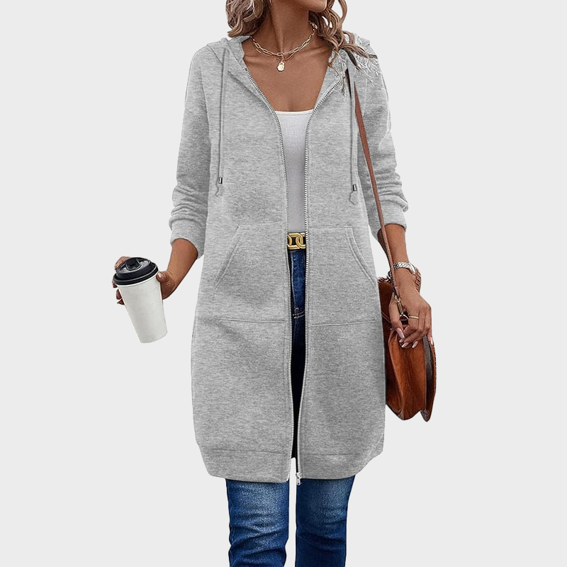 Women Casual Zip up Fleece Hoodies