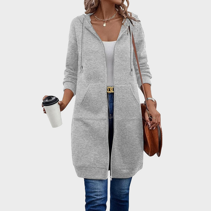 Women Casual Zip up Fleece Hoodies