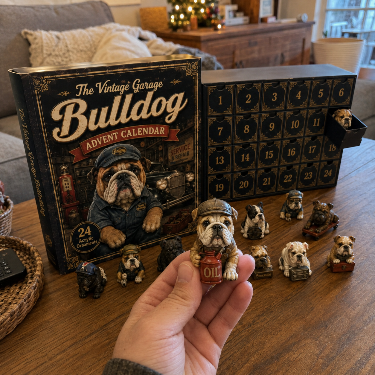 🔥🔧 Vintage Garage Bulldog Advent Calendar 2026 – 24 Days of Classic Bulldog Garage Surprises