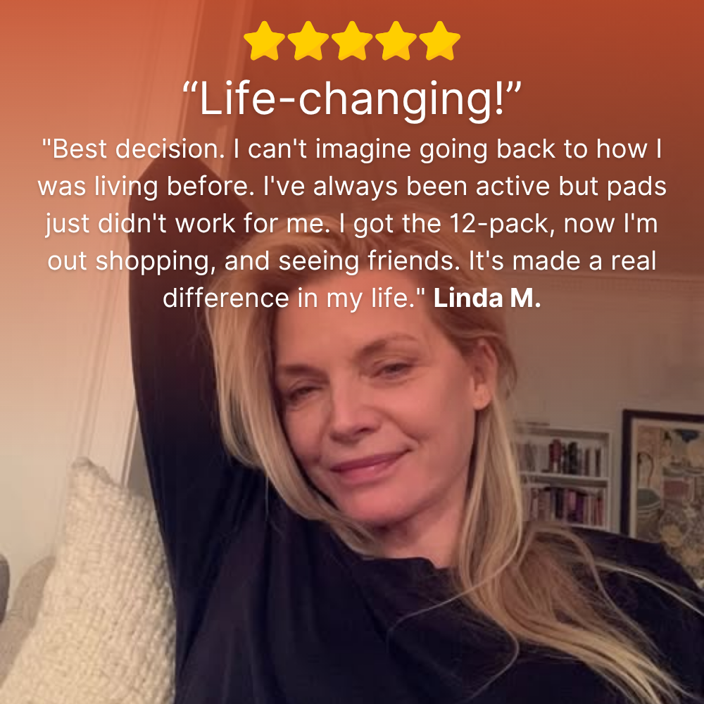Vibeourplus 100% Leak-Proof Underwear That Won't Let You Down for Women 60+ (4-Pack)