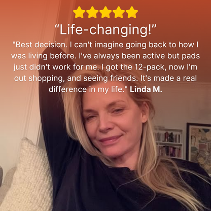 Vibeourplus 100% Leak-Proof Underwear That Won't Let You Down for Women 60+ (4-Pack)