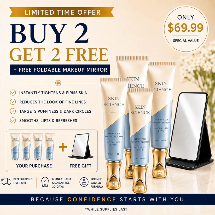Vibeourplus™ Instant Face Temporary Tightener – Instant visible results in 30 seconds