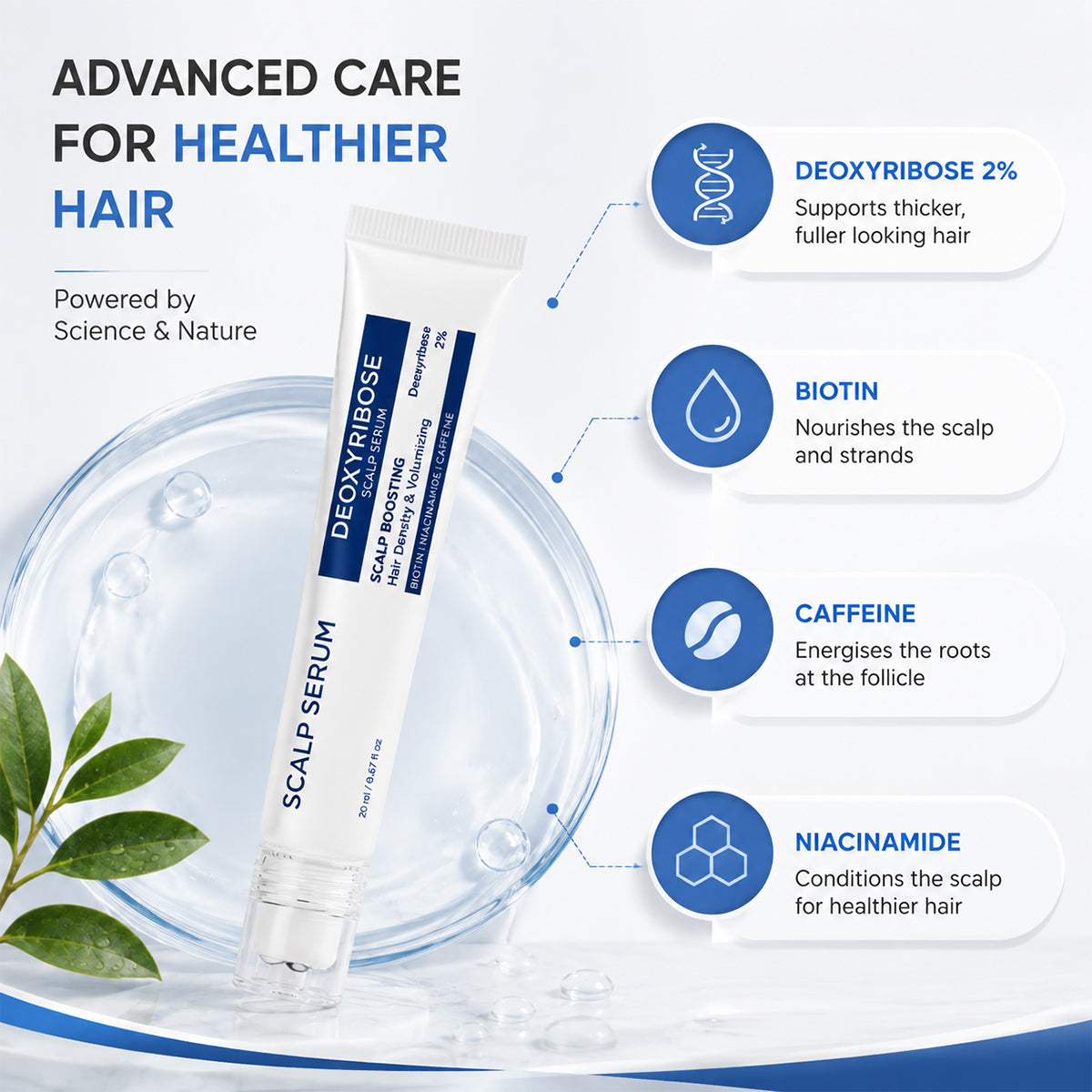 Deoxyribose Scalp Serum